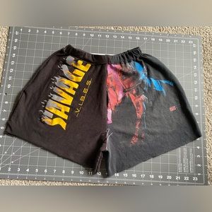 CHRIS BROWN T-shirt shorts🖤